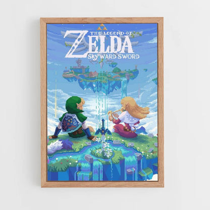 Póster Zelda Espada hacia el cielo