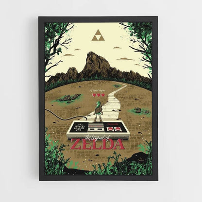 Póster Zelda NES