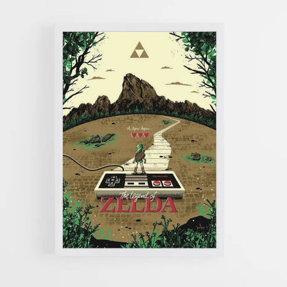 Póster Zelda NES