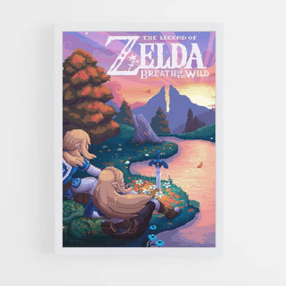 Póster Zelda Pixel Art