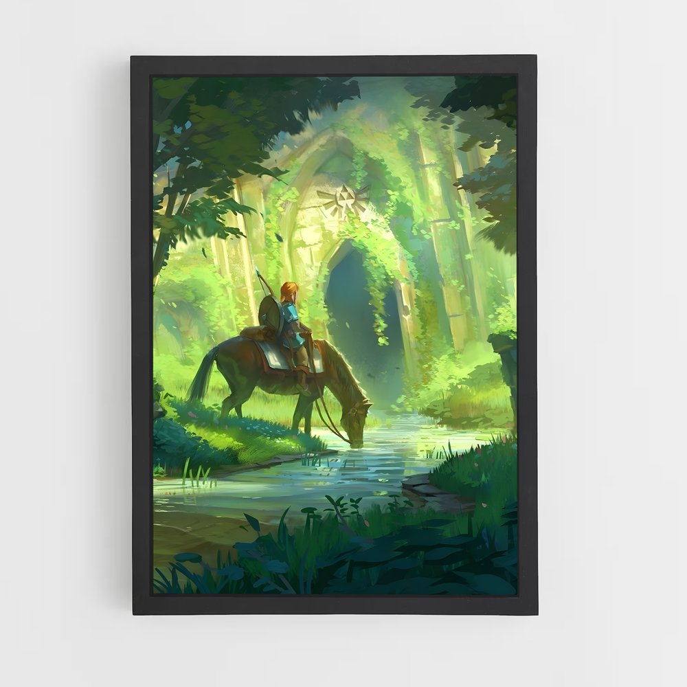 zelda-2 cadre Noir