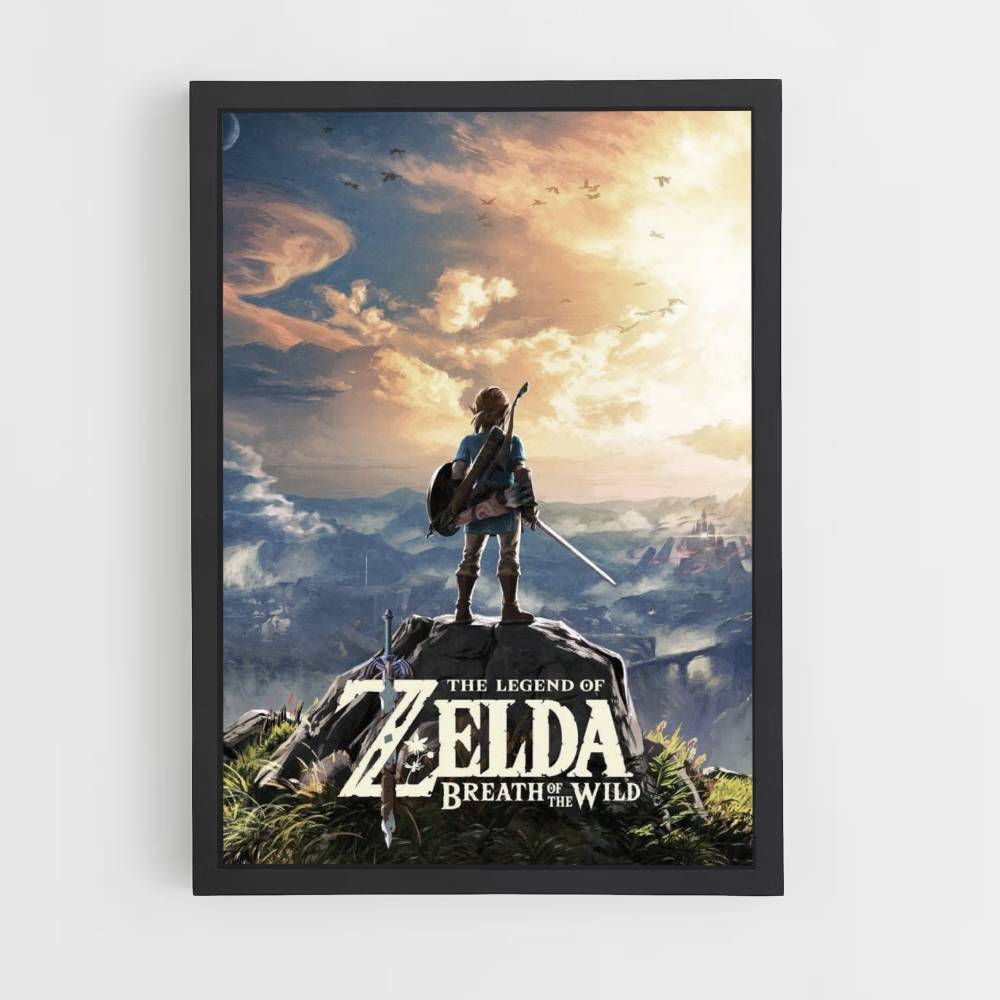 Póster Zelda Aliento de lo salvaje