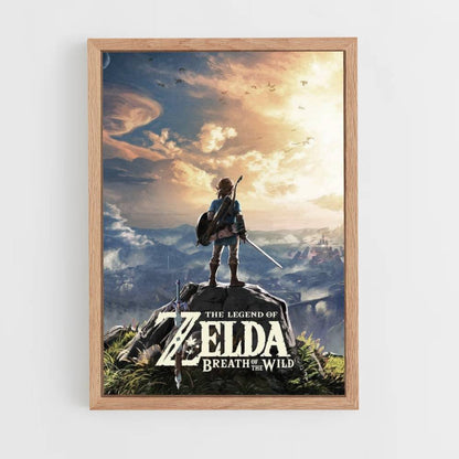 Póster Zelda Aliento de lo salvaje