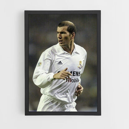 Cartel Zidane Blanco