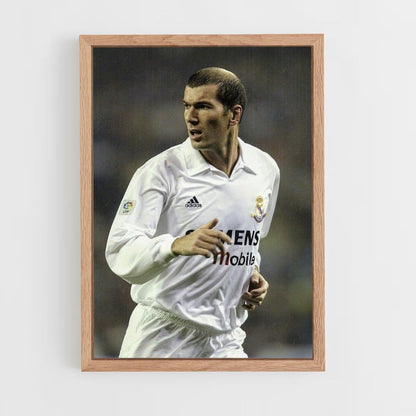 Cartel Zidane Blanco