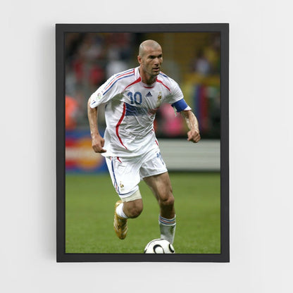 Cartel Zinedine Zidane Francia