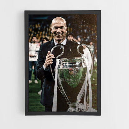 Cartel Victoria de Zidane