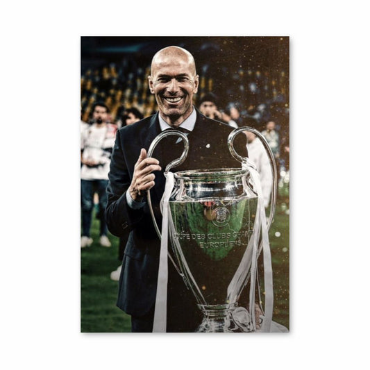 Cartel Victoria de Zidane