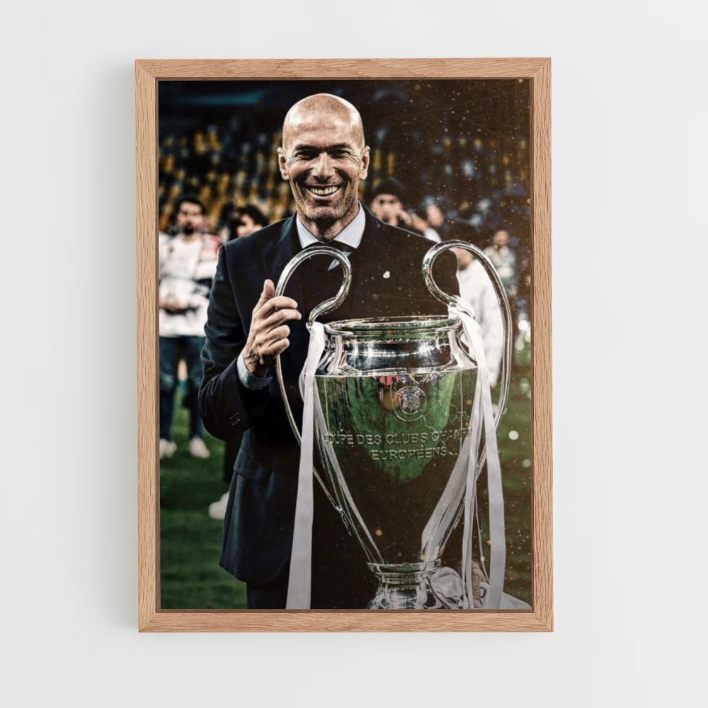 Cartel Victoria de Zidane