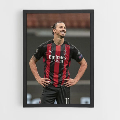 Póster Zlatan riendo