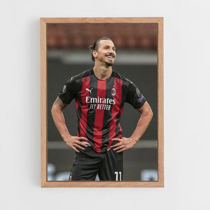 Póster Zlatan riendo