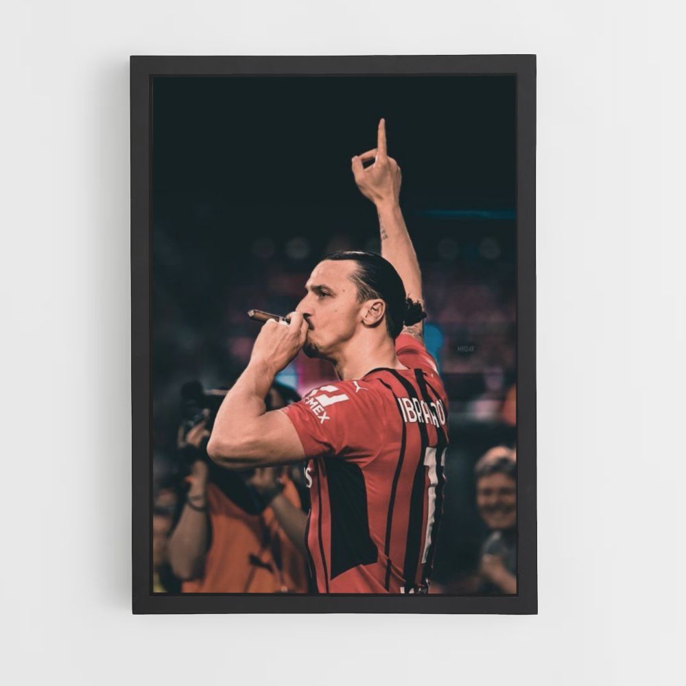 Cigarro Zlatan Póster