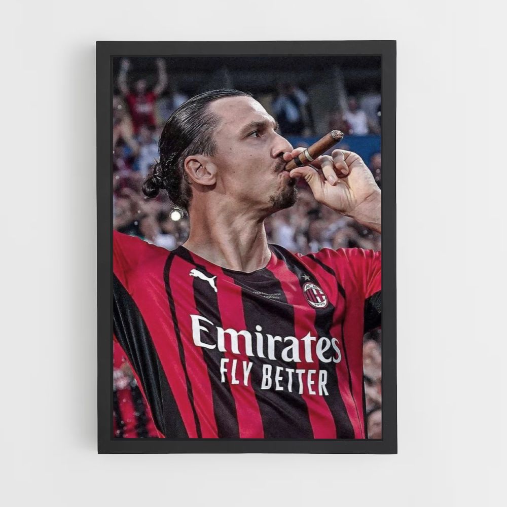 Póster Zlatan Ibrahimovic Fume