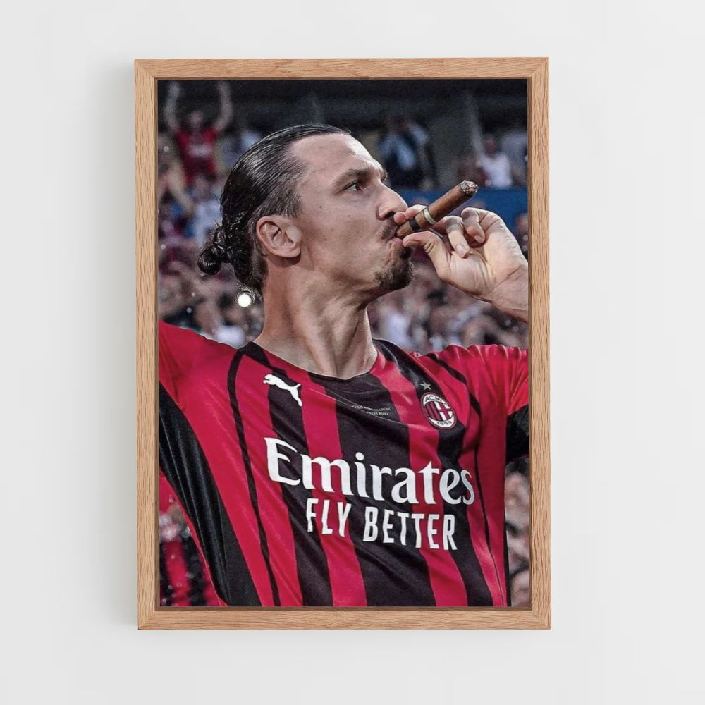 Póster Zlatan Ibrahimovic Fume