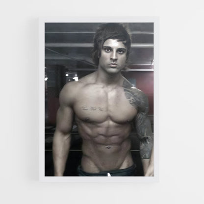 zyzz-1 cadre Blanc