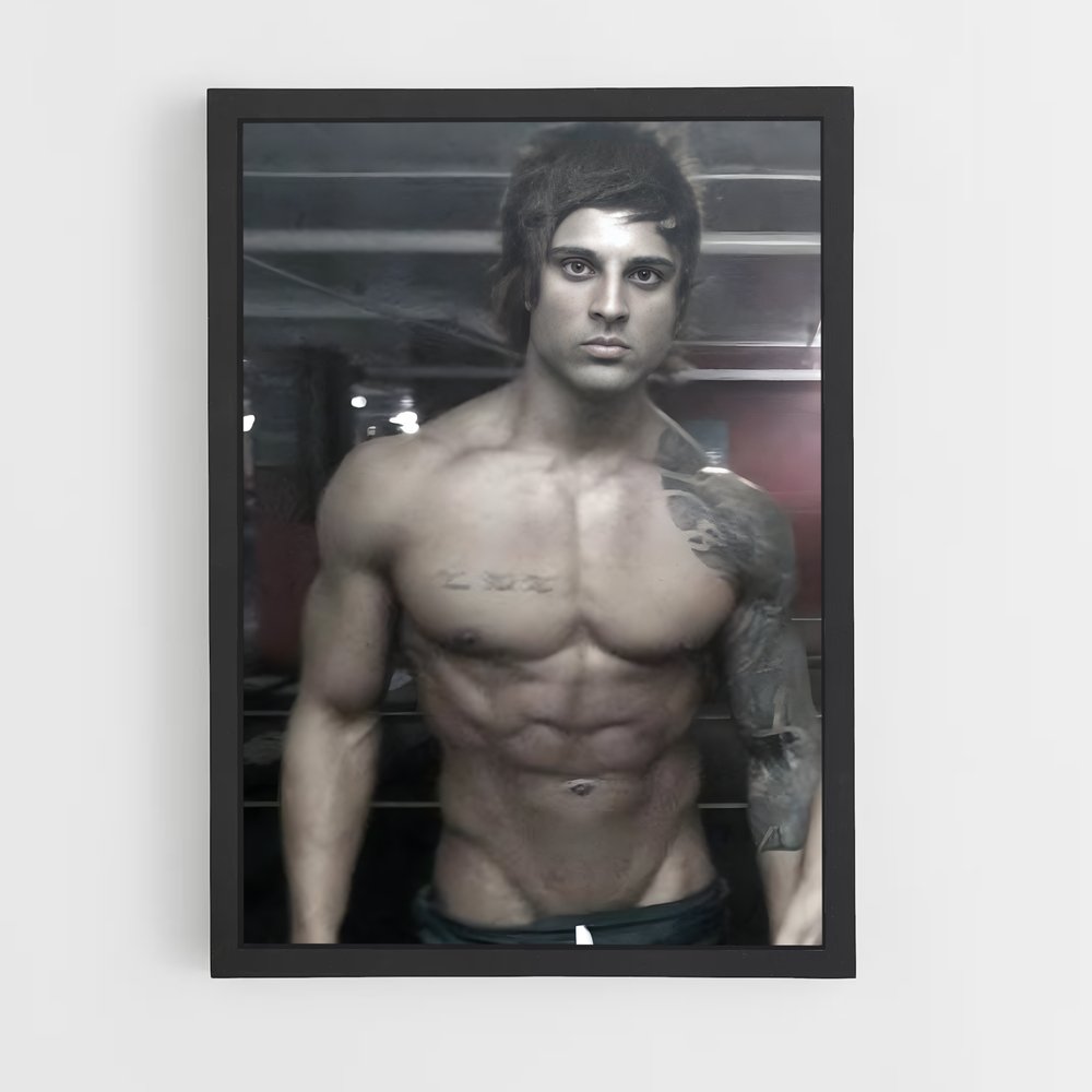 zyzz-1 cadre Noir