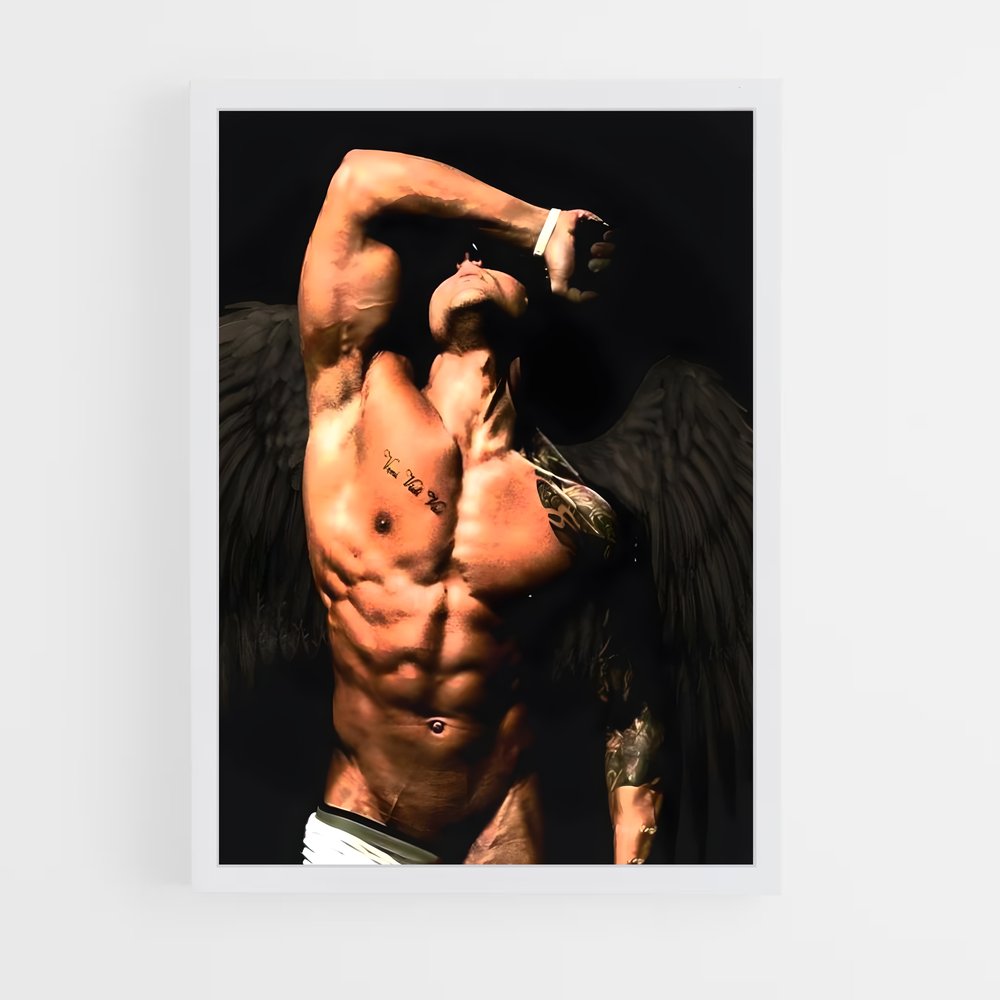 zyzz-4 cadre Blanc